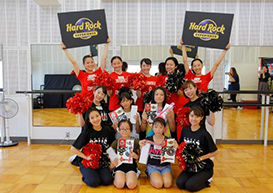 ハードロック・ジャパン協賛のもとコンサドールズチアワークショップを北海道で開催