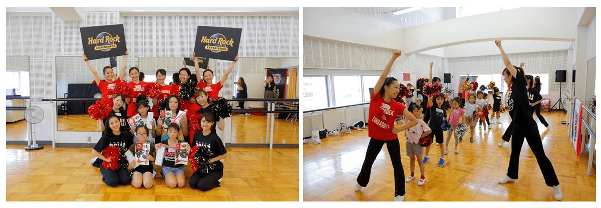 ハードロック・ジャパン協賛のもとコンサドールズチアワークショップを北海道で開催